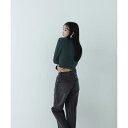 クロップドモールニット 24AW/ナチュラルビューティーベーシック(NATURAL BEAUTY BASIC)