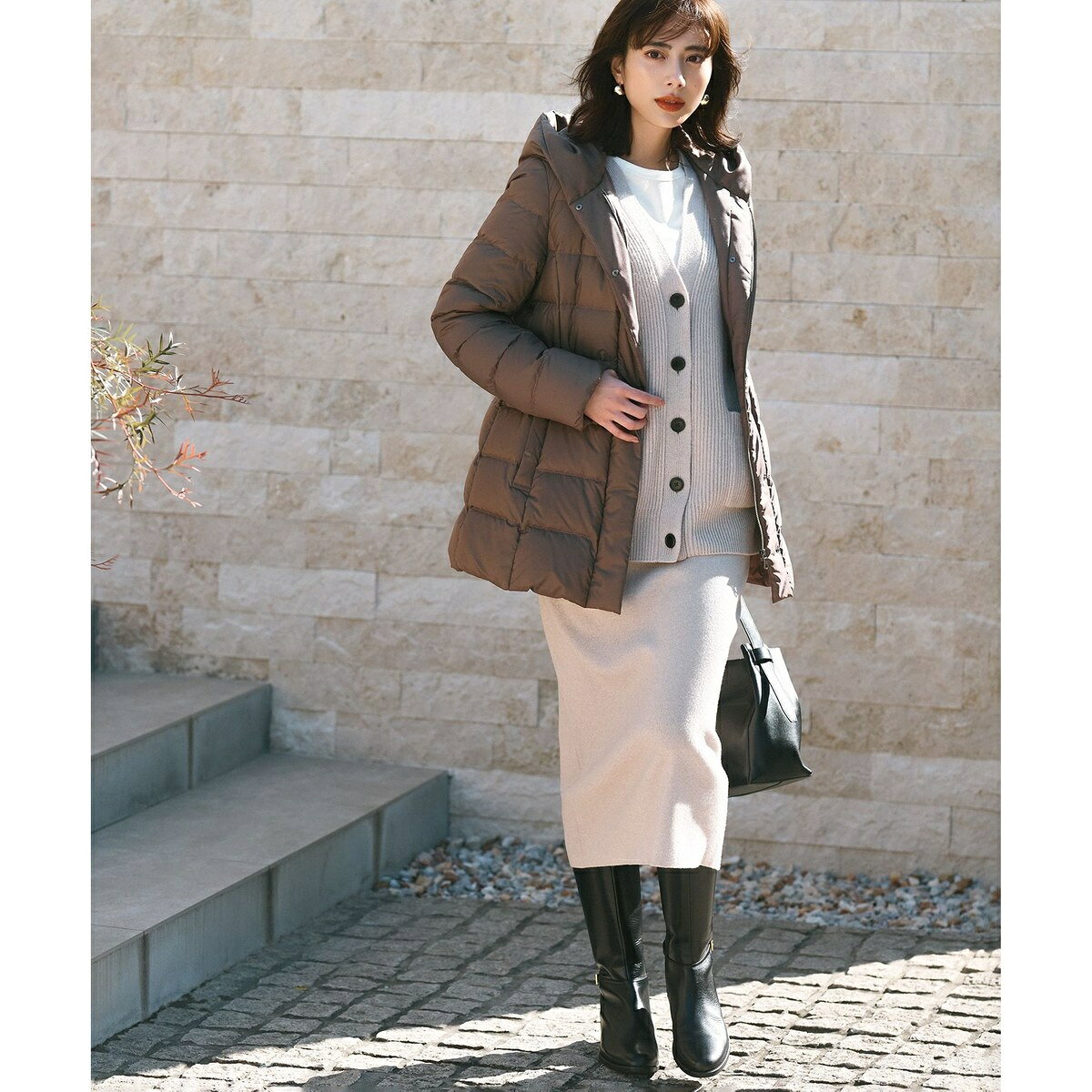 【洗える】カシミヤブレンド Iライン ニットスカート／23区（23KU） 0101marui-12722666 丸井(マルイ)楽天市場店 サンプル画像3