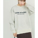 スウェットライクラメニット/アイテムズ アーバンリサーチ(ITEMS URBAN RESEARCH)