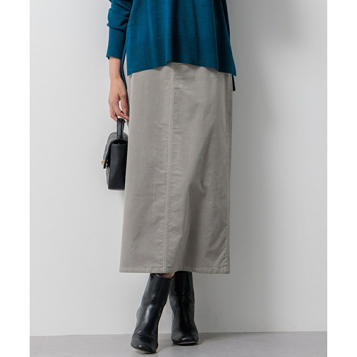 【洗える】23区DENIM ベルベットストレッチ Aライン スカート／23区（23KU） 0101marui-12723202 丸井(マルイ)楽天市場店 サンプル画像3