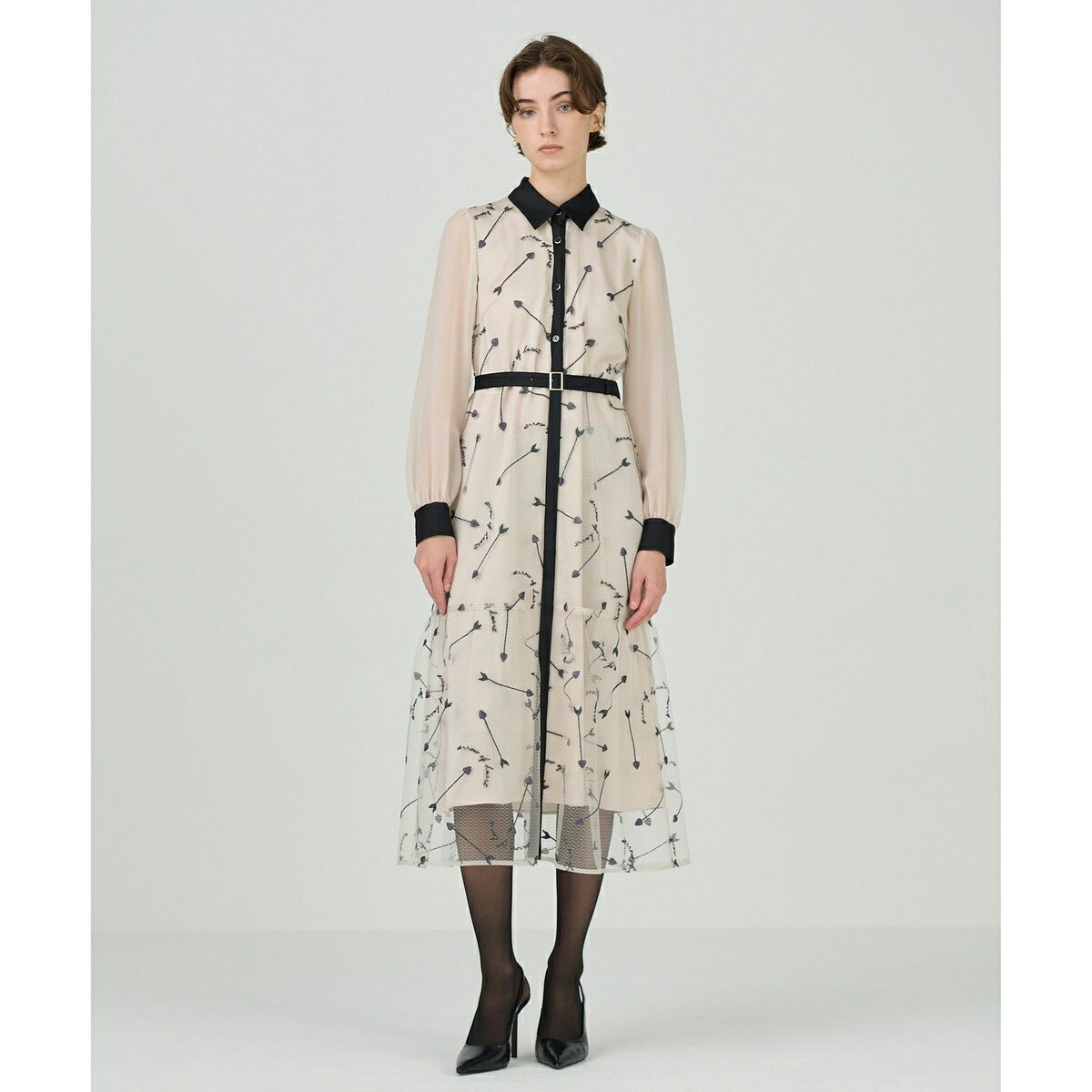 ハートアロー刺繍ワンピース／グレースコンチネンタル（GRACE CONTINENTAL）のサムネイル