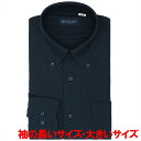 【ストレッチ・大きいサイズ】 ボタンダウンカラー 長袖 形態安定 ニットシャツ/ブリックハウス(BRICKHOUSE)