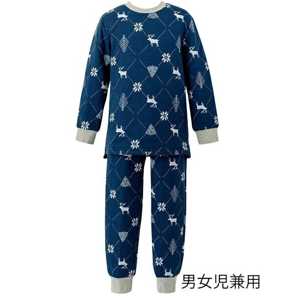睡眠科学　キッズ男女児兼用パジャマ　上下セット（CTR407）／ワコールキッズ（Wac...