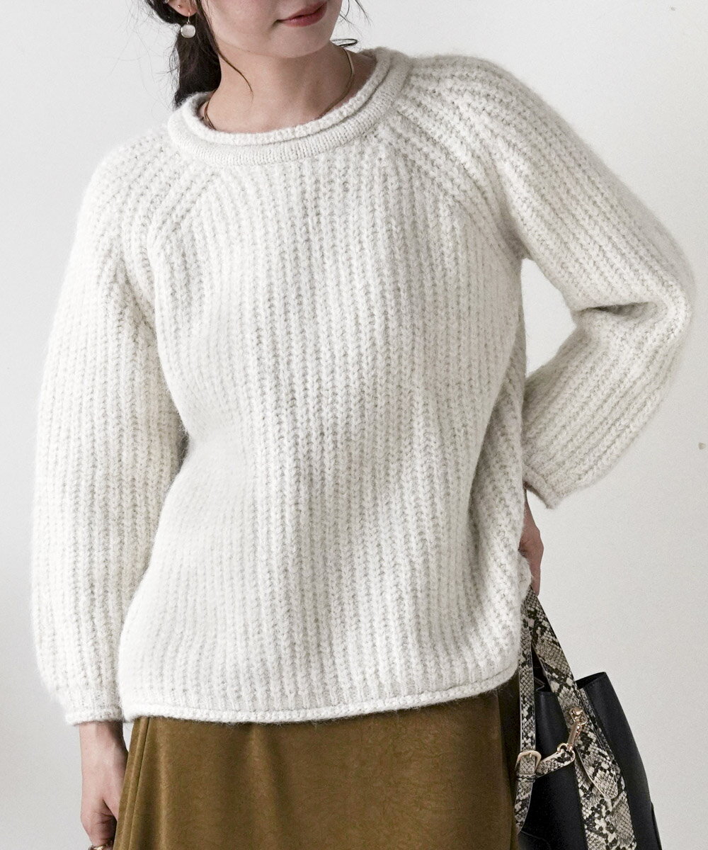 シャギー畦編みニット／ブージュルード（Bou Jeloud）