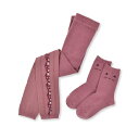 フラワーラインレギンス+ネコソックスSET(80~140cm)/ベベ(BeBe)