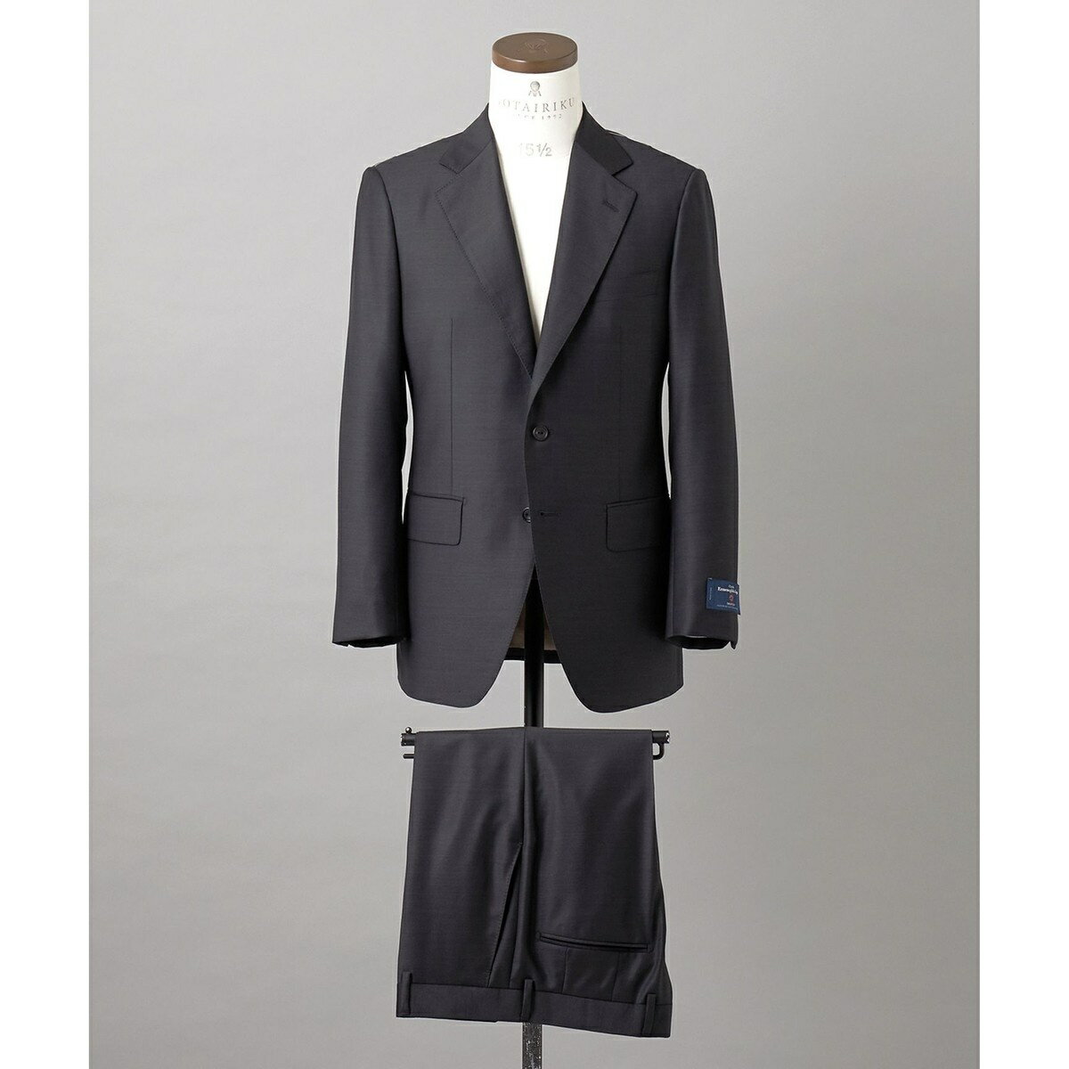 【ZEGNA/ゼニア】TROFEO/トロフェオ スーツ(グレー×無地)/五大陸(gotairiku)