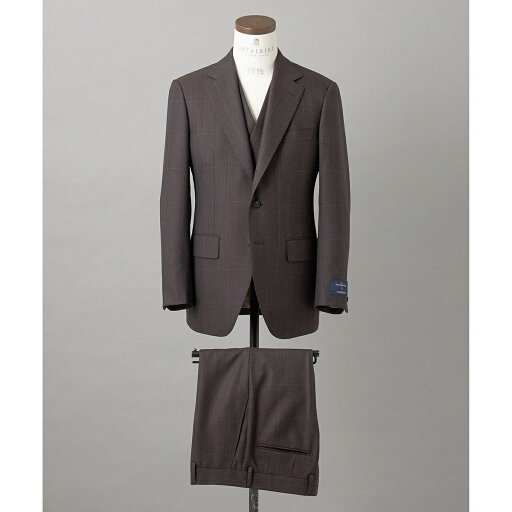 【ZEGNA/ゼニア】ISLANDFLEECE/アイランドフリース 3ピーススーツ(ブラウン×格子)/五大陸(gotairiku) 【ZEGNA/ゼニア】ISLANDFLEECE/アイランドフリース 3ピーススーツ(ブラウン×格子)/五大陸(gotairiku)
