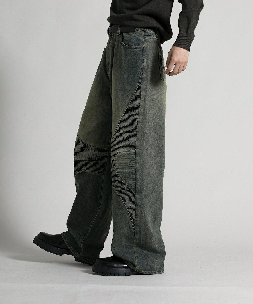樂天商城 - 【aimoha neo】 Stylish Worn-Look Denim デニムパンツ／アイモハ（aimoha）