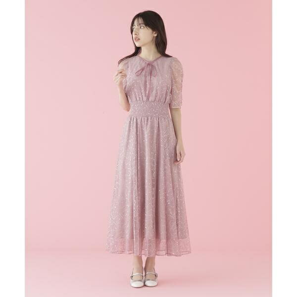 スパンコール付きレースワンピース／ジル バイ ジル スチュアート（JILL by JILL STUART）のサムネイル