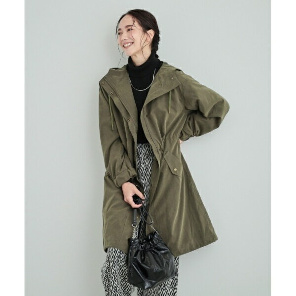 大人カジュアルコーデに ミリタリーフードコート/シューラルー(SHOOLARUE)