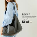 DEVICE ルーズ マンメイドレザー ショルダーバッグ/デバイス(DEVICE)(4)