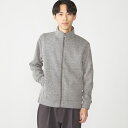 SHIPS:〈手洗い可能〉ウール ポリエステル ループ ドライバーズ ニット ジップ カーディガン/シップス(SHIPS)