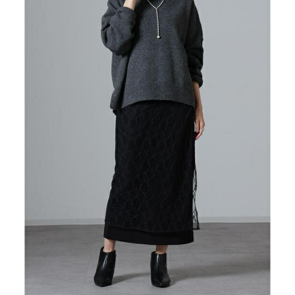 レースエプロンセットスカート/ナノユニバース(NANO universe)