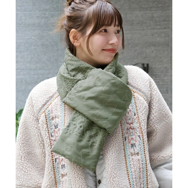 ネイティブ刺繍パッファーマフラー/チチカカ(titicaca)