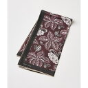 《SUPERIOR CLOSET》Classical Bordeaux Bloom Scarf《Ta/イネド(INED)