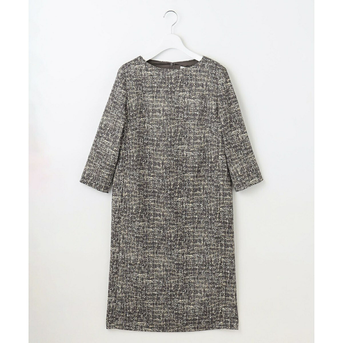 【きれい目・新色追加】プリントジャガードストレッチ ワンピース／自由区（JIYU-KU） 0101marui-12731765 丸井(マルイ)楽天市場店 サンプル画像3