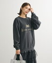 ■RUSSELL ロゴ刺繍スウェット/グリーンパークス(Green Parks)