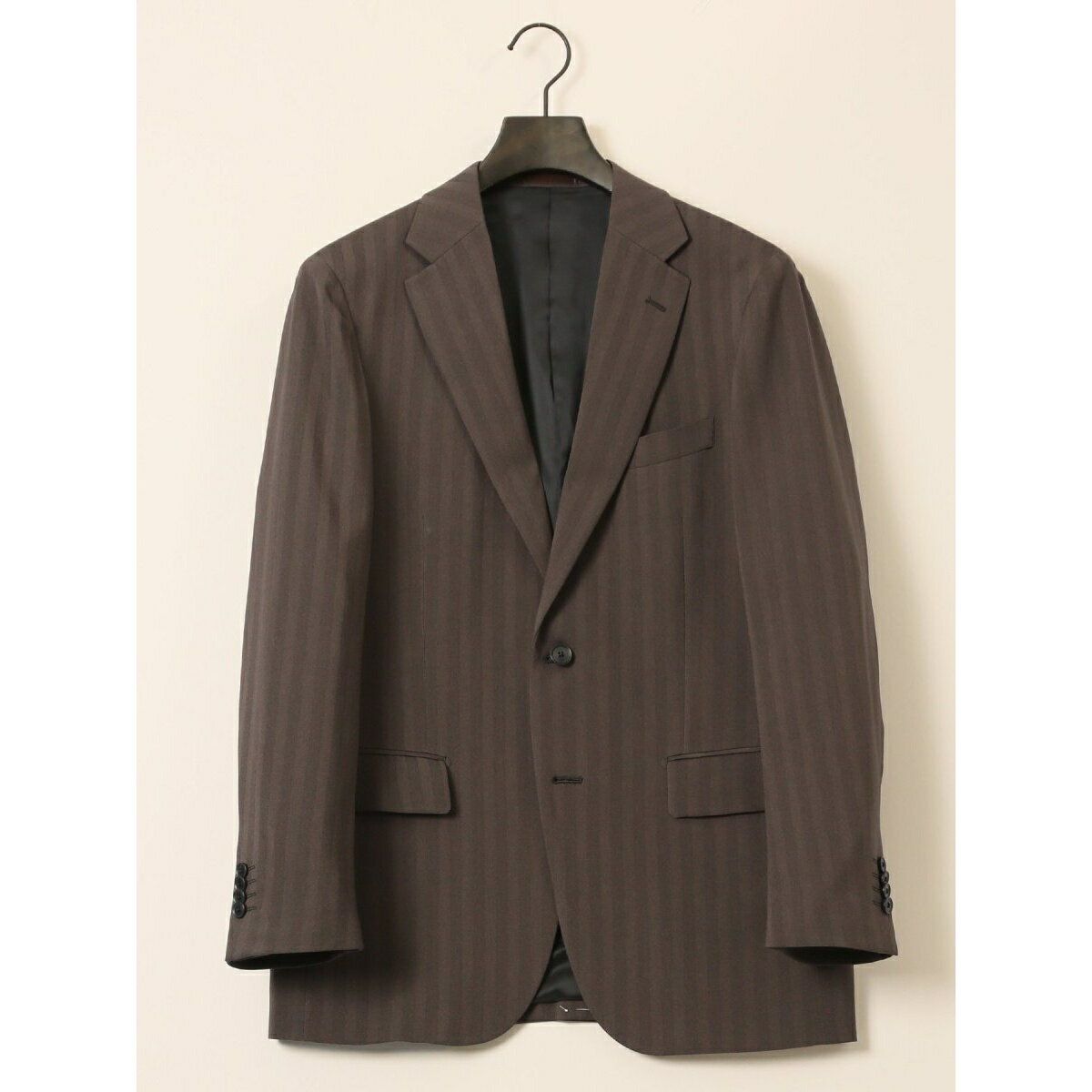 【ストレッチ ウォッシャブル】スーティスト 2ボタン3ピース ビジネスセットアップスーツ ソラーロ茶／タカキュー（TAKA-Q）