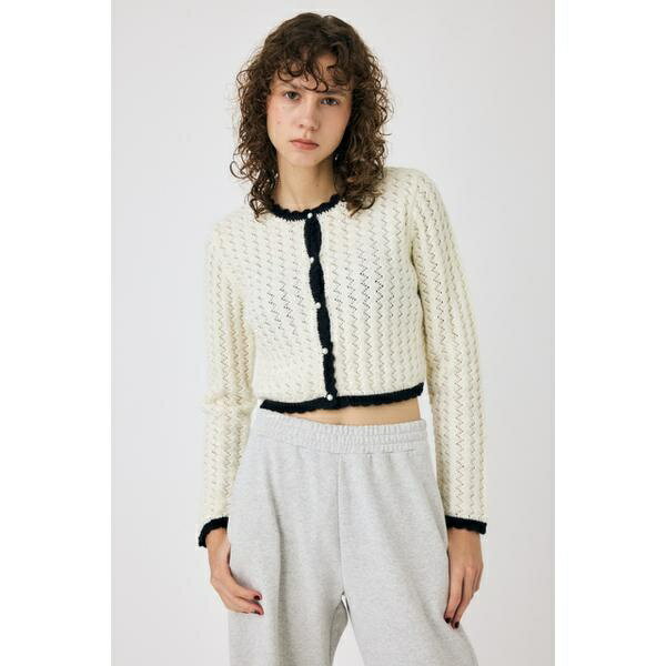 GLITTER ニットカーディガン／マウジー（MOUSSY）
