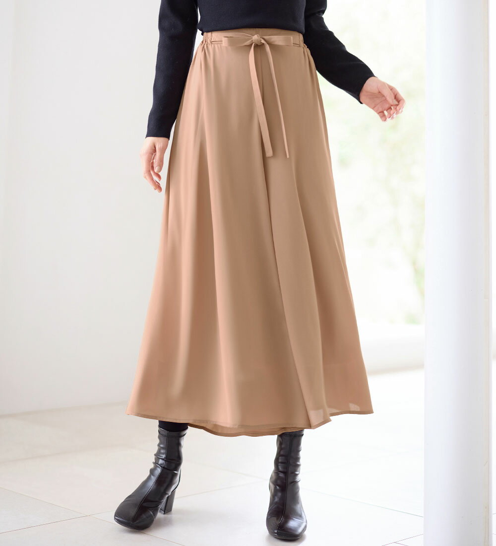 あったか裏地付ふんわりワイドパンツ／アロッタ（alotta）