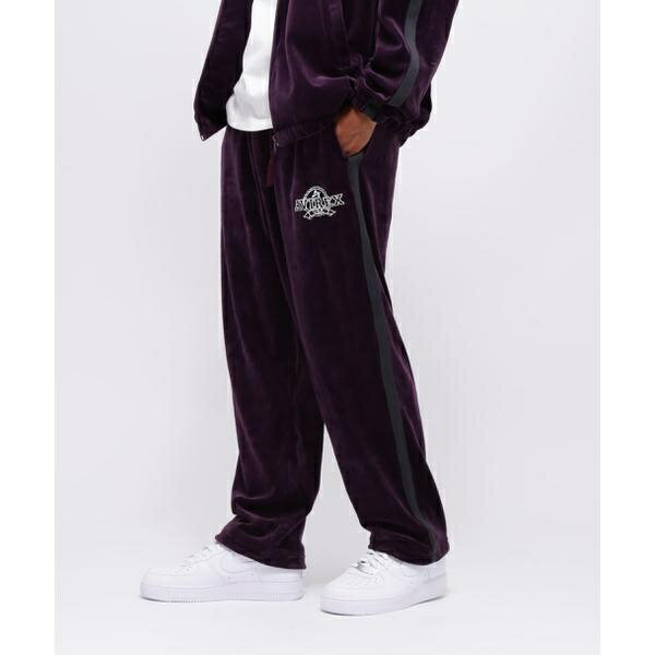 《WEB＆DEPOT限定》VELOUR TRACK PANTS ／ ベロア トラックパンツ／アヴィレックス（AVIREX）のサムネイル