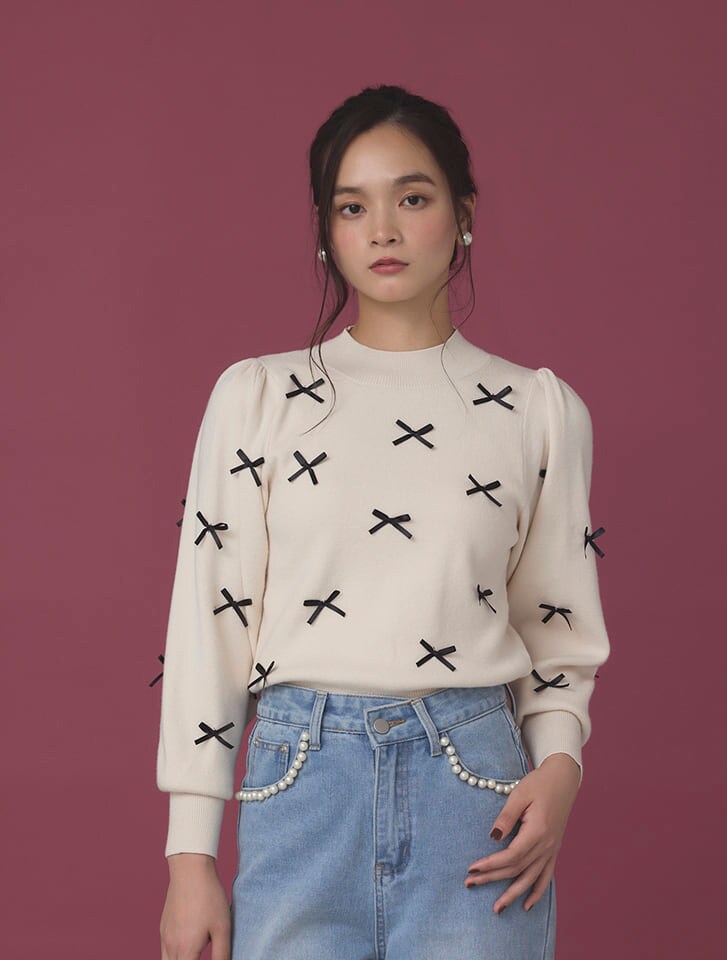 リボンデザインニット／フィフス（fifth）のサムネイル