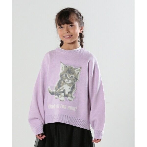 【110-140cmリンク男女兼用】アニマルモチーフニット／シューラルー（SHOOLARUE）