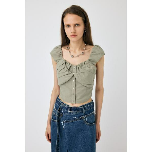 LAYERED GATHERED ブラウス／マウジー（M