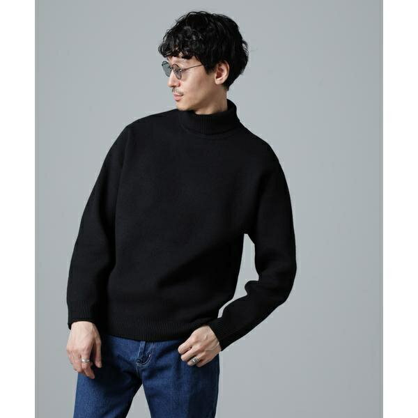 PBTストレッチタートルニット/ナノユニバース(NANO universe)