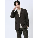 レノマ オム ストレッチニット 2ボタンジャケット こげ茶/タカキュー(TAKA-Q)(4)