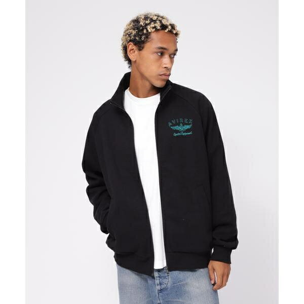 《WEB＆DEPOT限定》VARSITY LOGO EMB STAND ZIP SWEAT／アヴィレックス（AVIREX）