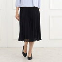 【夏SALE/フォーマル洗える】シフォンジョーゼットプリーツスカート/リフレクト(Reflect)