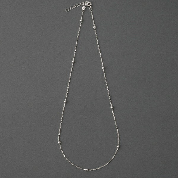 【Nina＆Jules】タイニーボールシルバーネックレス／ニナ・エ・ジュール（Nina＆Jules）