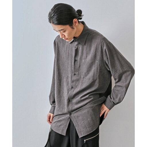 ピーチドレープロングシャツ/ジュンレッド(JUNRED) ピーチドレープロングシャツ/ジュンレッド(JUNRED)