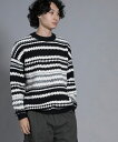 aimoha men Chic Striped Knit Jumper/アイモハ(aimoha)