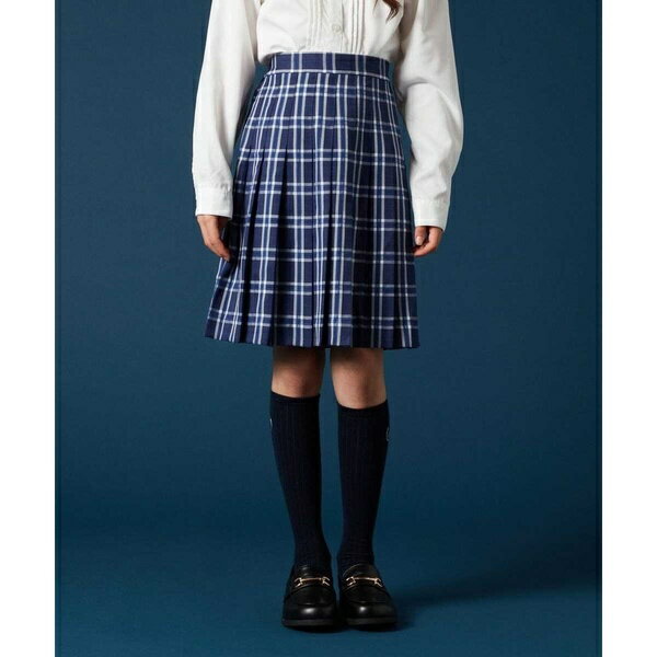 [140-160]【卒服】チェックプリーツスカート／アー・ヴェ・ヴェ（a.v.v）