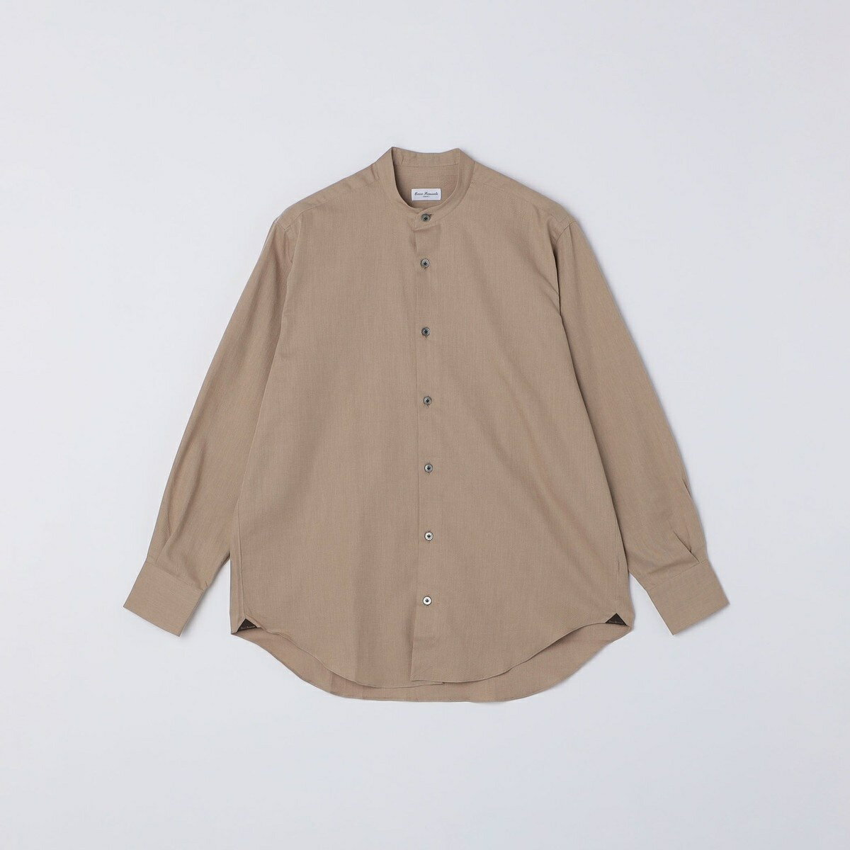 Errico Formicola: コットンツイル バンドカラー オーバーシャツ／シップス（SHIPS）