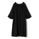 SHIPS Primary Navy Label:梳毛 スクエア ネック ワンピース/シップス(SHIPS)