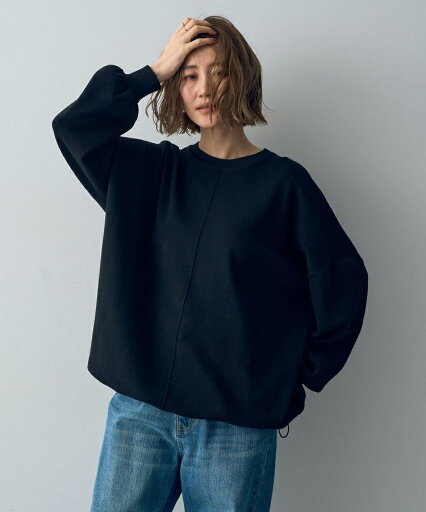 裾ドロストコクーンニット/イェッカ ヴェッカ(YECCA VECCA) 裾ドロストコクーンニット/イェッカ ヴェッカ(YECCA VECCA)