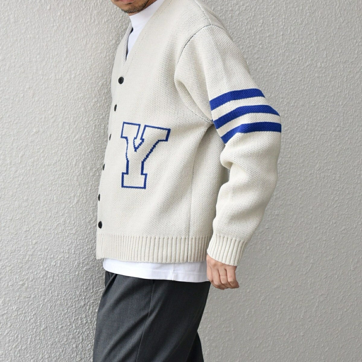 【SHIPS any別注】sports wear:〈手洗い可能〉レタード ニット カーディガン◇／シップス エニィ（SHIPS..