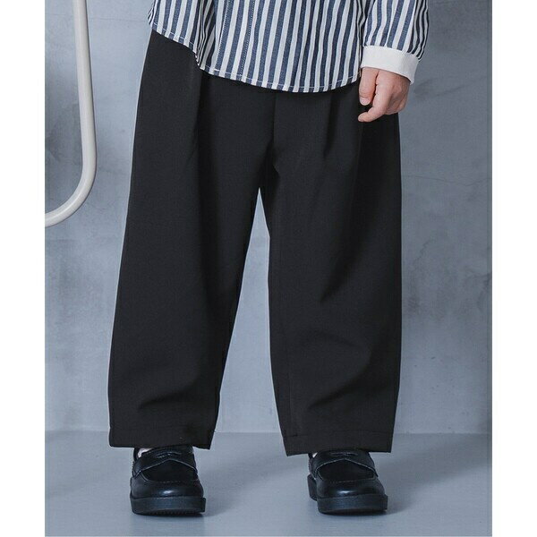 タックボリュームパンツ フォーマル対応 マシンウォッシャブル／ピードットプルミエ（p.premier）