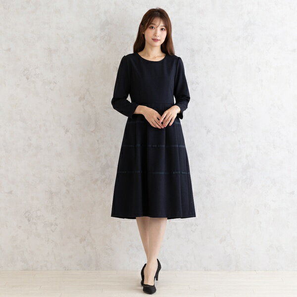 リボン切替ワンピース／ローズティアラ（Rose Tiara）