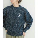 刺繍ロゴニット/アイテムズ アーバンリサーチ(ITEMS URBAN RESEARCH)