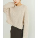 ミックスシャギーショートニット/アイテムズ アーバンリサーチ(ITEMS URBAN RESEARCH)