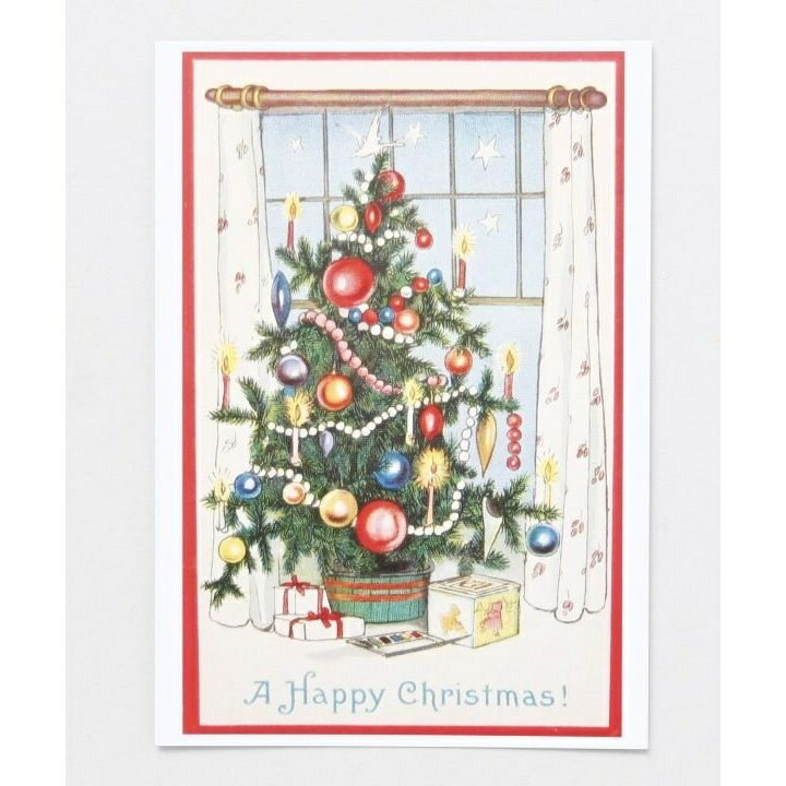 【欧州航路】クリスマスツリーポストカード／欧州航路（oushukouro）