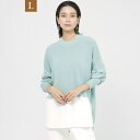 【L】【WEB・一部店舗限定】【ウォッシャブル】シャツレイヤードニット/エヴェックス バイ クリツィア(EVEX by KRIZIA)