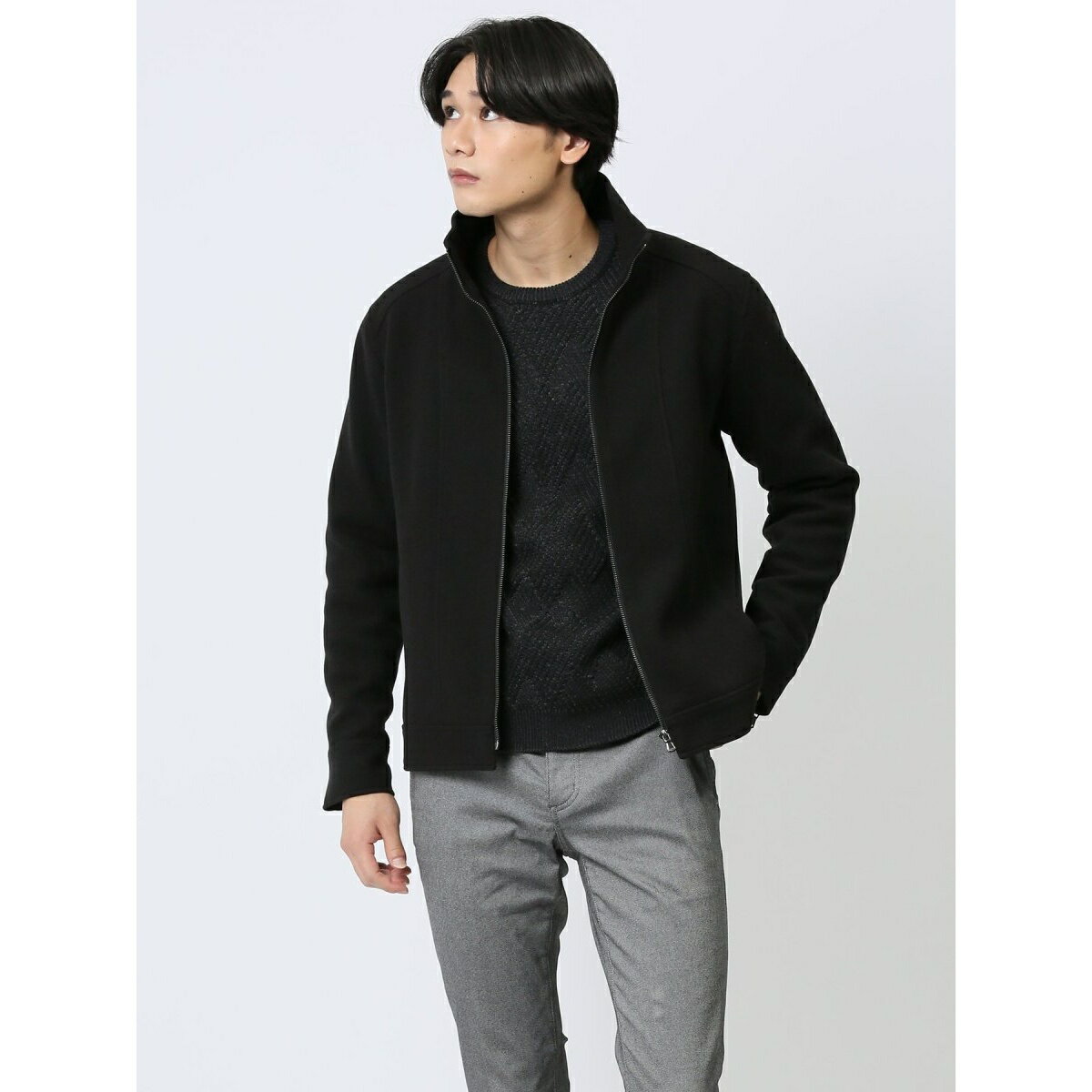 【ストレッチ】 ニットメルトン シングルスタンドライダース／m.f.エディトリアル（m.f.editorial）