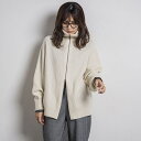 【カタログ掲載】カシミヤブレンドダブルジップニットブルゾン≪手洗い可能≫/メイソングレイ(MAYSON GREY)