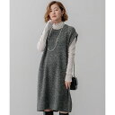 【SLOW/一部店舗限定】ニットトータル スリーブレス ワンピース/23区(23KU)