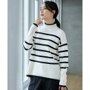 【WEB限定カラーあり・洗える】ウールカシミヤブレンドハイネック ニット/自由区(JIYU-KU)